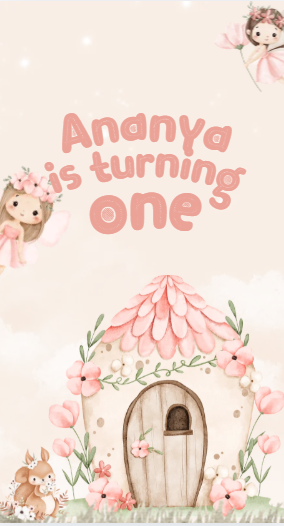 1st Birthday Invitation Vedio