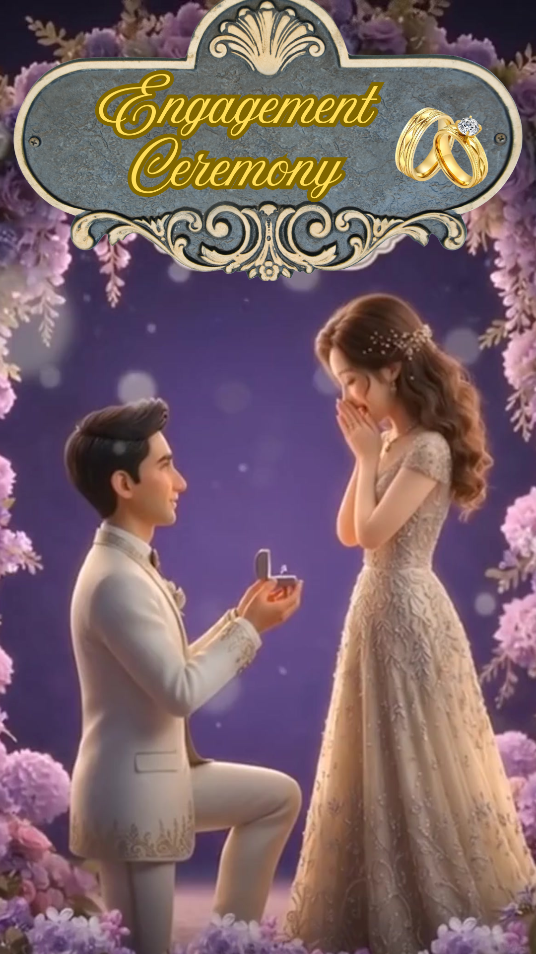 Romantic Engagement Ceremony Invitation Video
